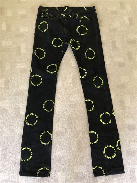 vlone testing pants replica